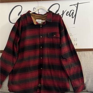 Legendary Whitetails Red and Black Plaid Shirt
